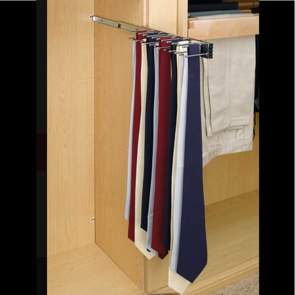 Tie Rod. Chrome. Closet organizer. - Picture 1 of 3